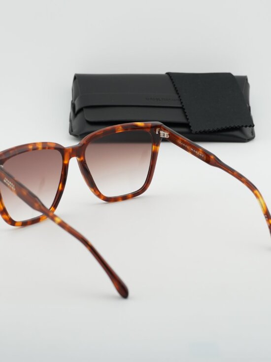 Isabel Marant IM 0151/S 0WR9 HA Square Sunglasses - Havana/Brown main image 4